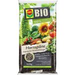 COMPO BIO Hornspäne, Hochwertiger und natürlicher Dünger mit Stickstoff, Ideal auch als Tomatendünger, 2,5 kg  